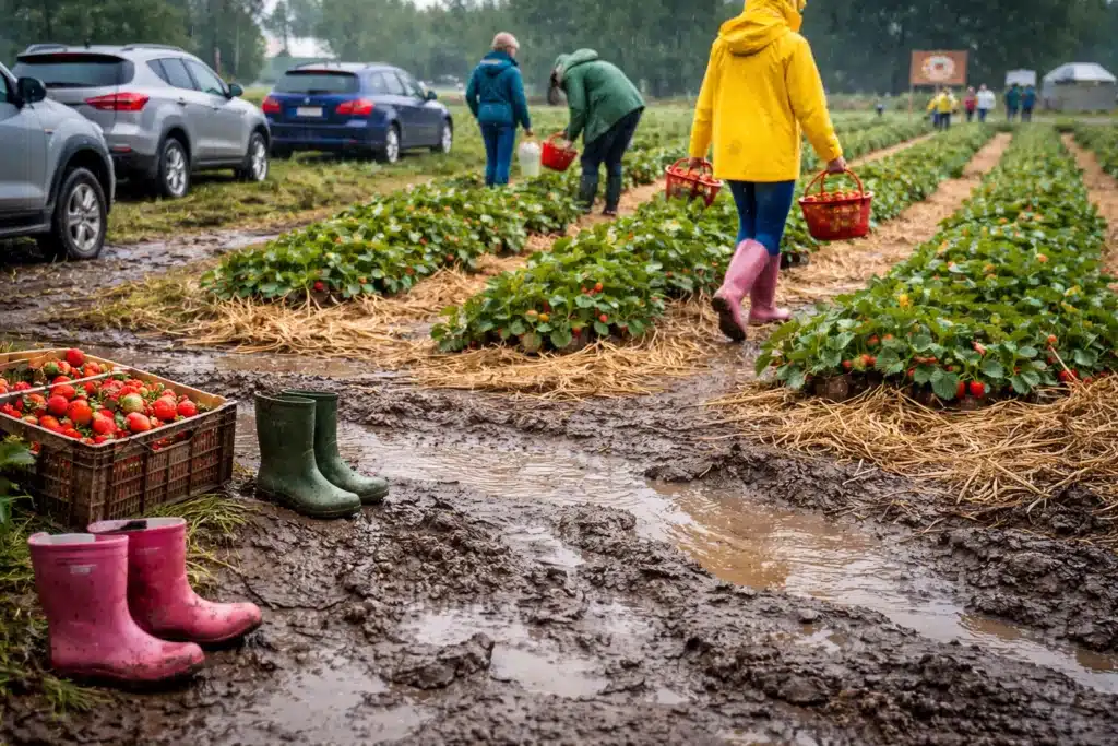 Tavasszal előfordulhat, hogy hetekig esik az eső